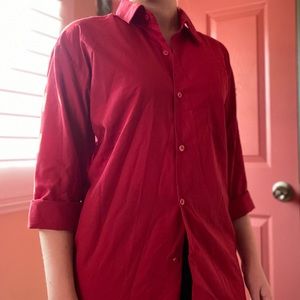 Red Dress Shirt